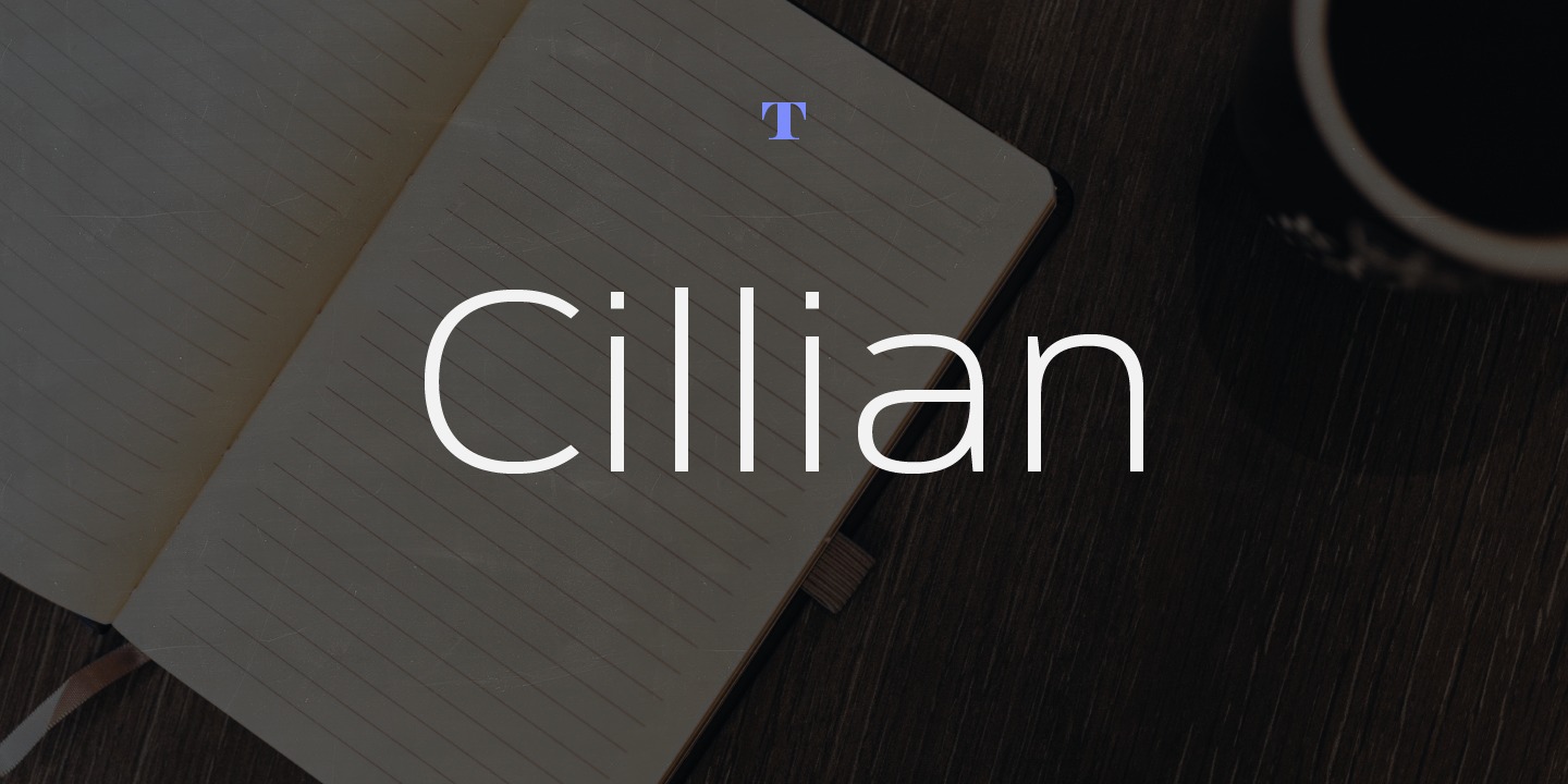 Example font Cillian #1